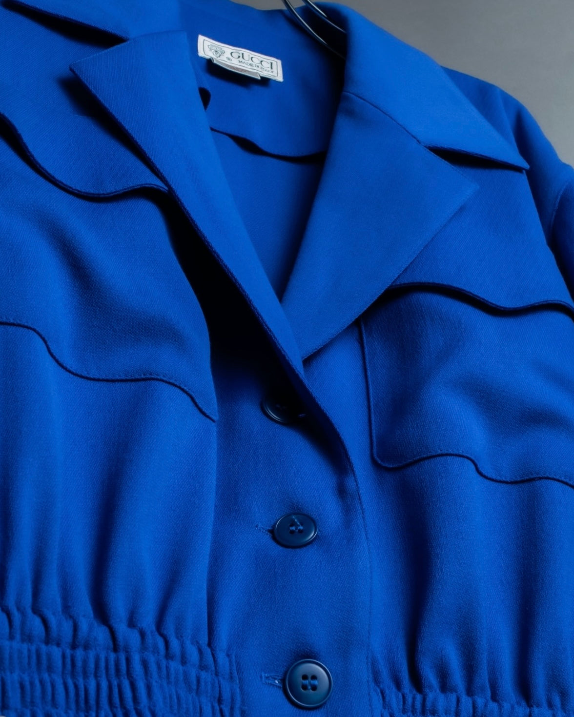 “OLD GUCCI” beautiful blue colored short jacket