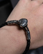 "BOTTEGA VENETA" Leather braided bangle