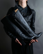 "Sergio Rossi" Double line zip long leather boots