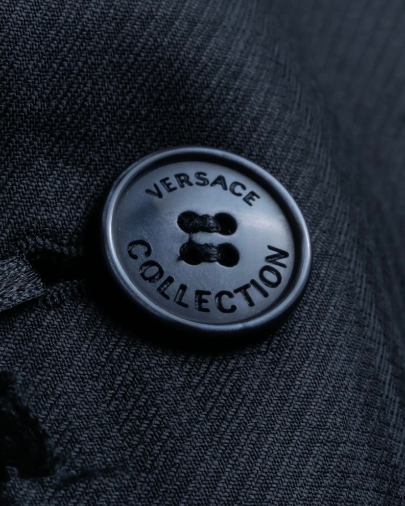 "Versace Collection" Mint condition striped three-piece