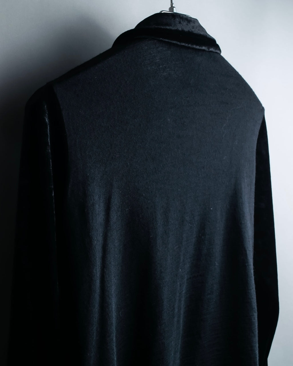 "tricot COMME des GARCONS" Mad velour avant-garde gathered shirt