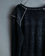 "Galliano" White noise knit