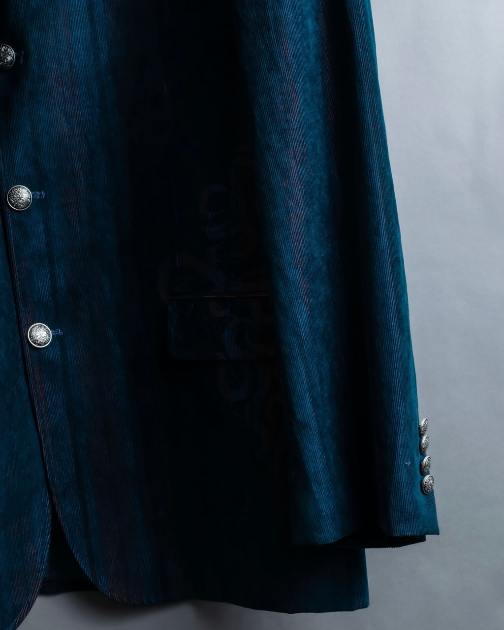XL Vintage iridescent corduroy tailored jacket