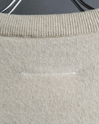 "MM6" Arm fringe design knit dress