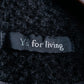 "Y's for living" Alpaca big collar airy coat