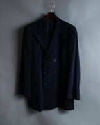 "EMPORIO ARMANI" Double-breasted long tailored jacket