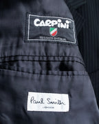 "Paul Smith London" Stitch design stripe compact lapel single tailored jacket