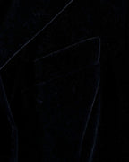 "VERSACE JEANS COUTURE" Velour peak lapel tailored jacket