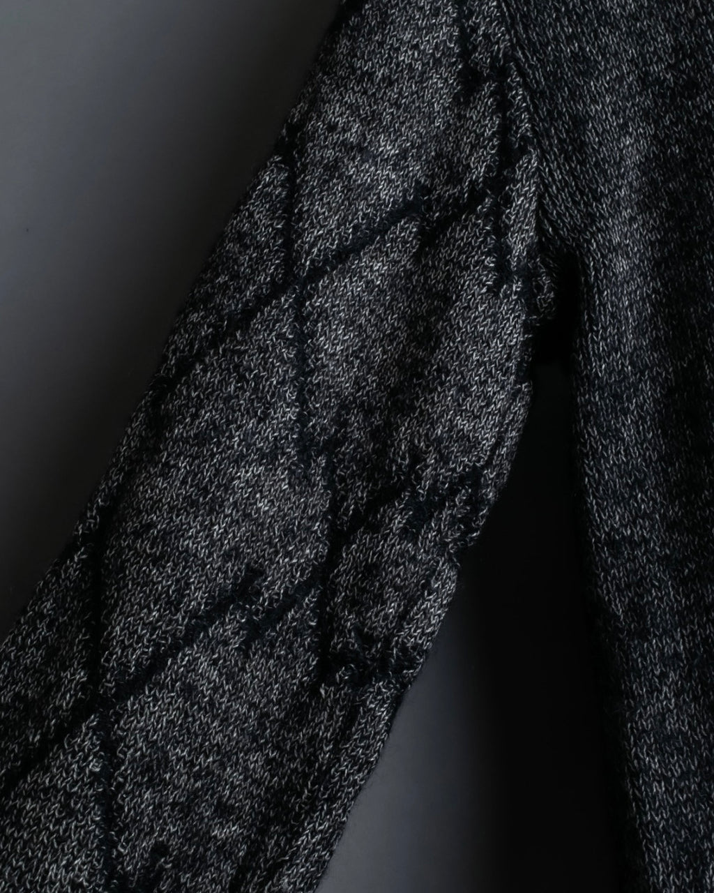 "VERSUS" Mohair blend lana wool high neck design knit