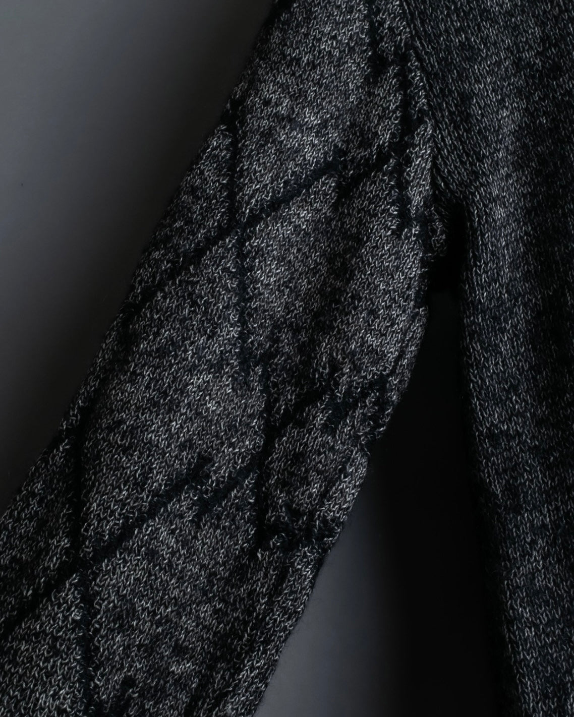 "VERSUS" Mohair blend lana wool high neck design knit