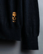 “Alexander McQueen” skull designed cashmere cardigan