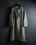 "LOEWE" Beautiful curved lapel raglan spring coat