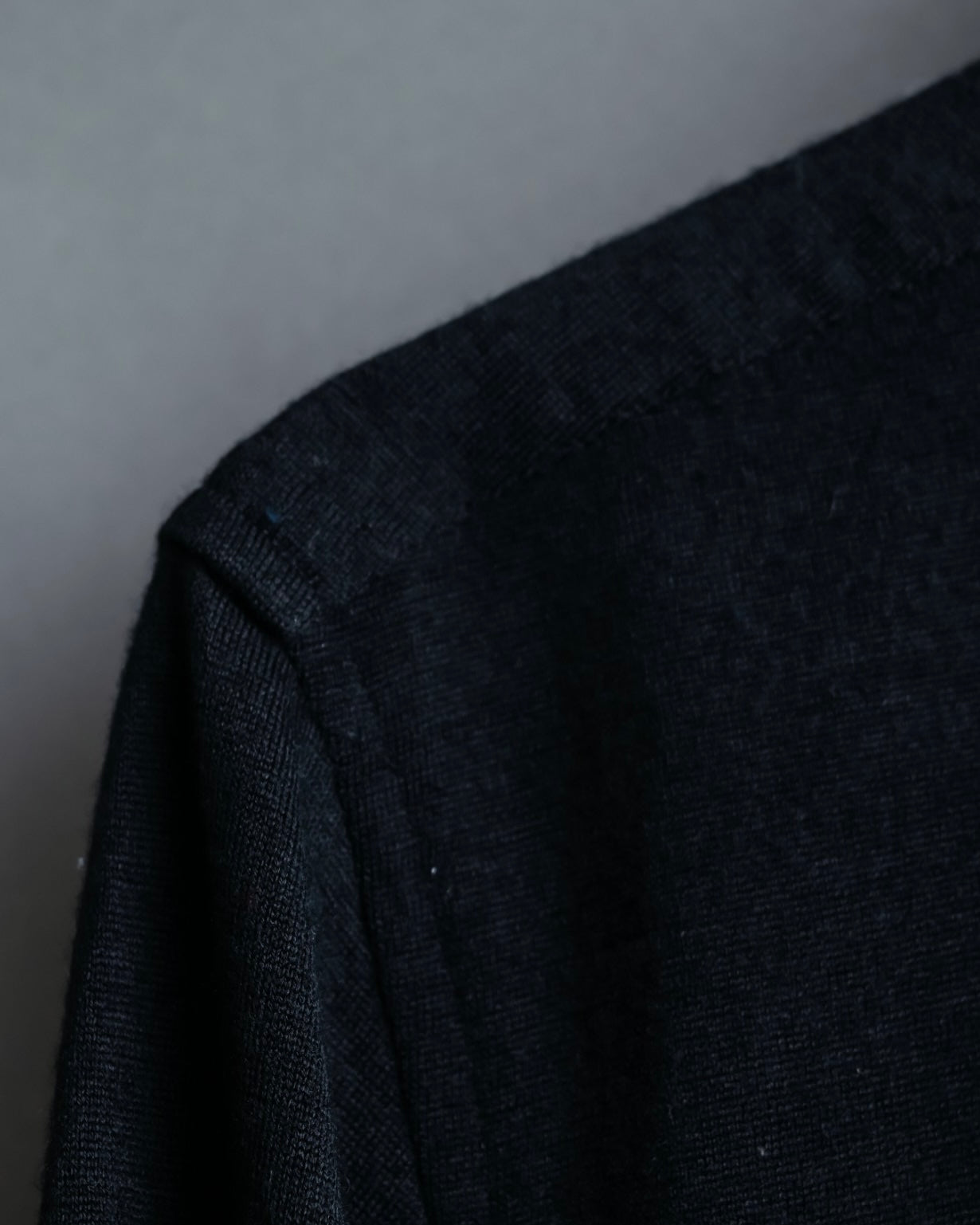 "COMME des GARCONS HOMME"Summer wool zip-up box silhouette jacket