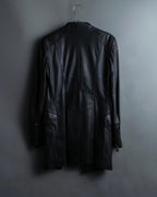 "Emporio Armani" leather stitch special design jacket