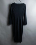 “Antonio Berardi” beautifully shaped U-neck dress