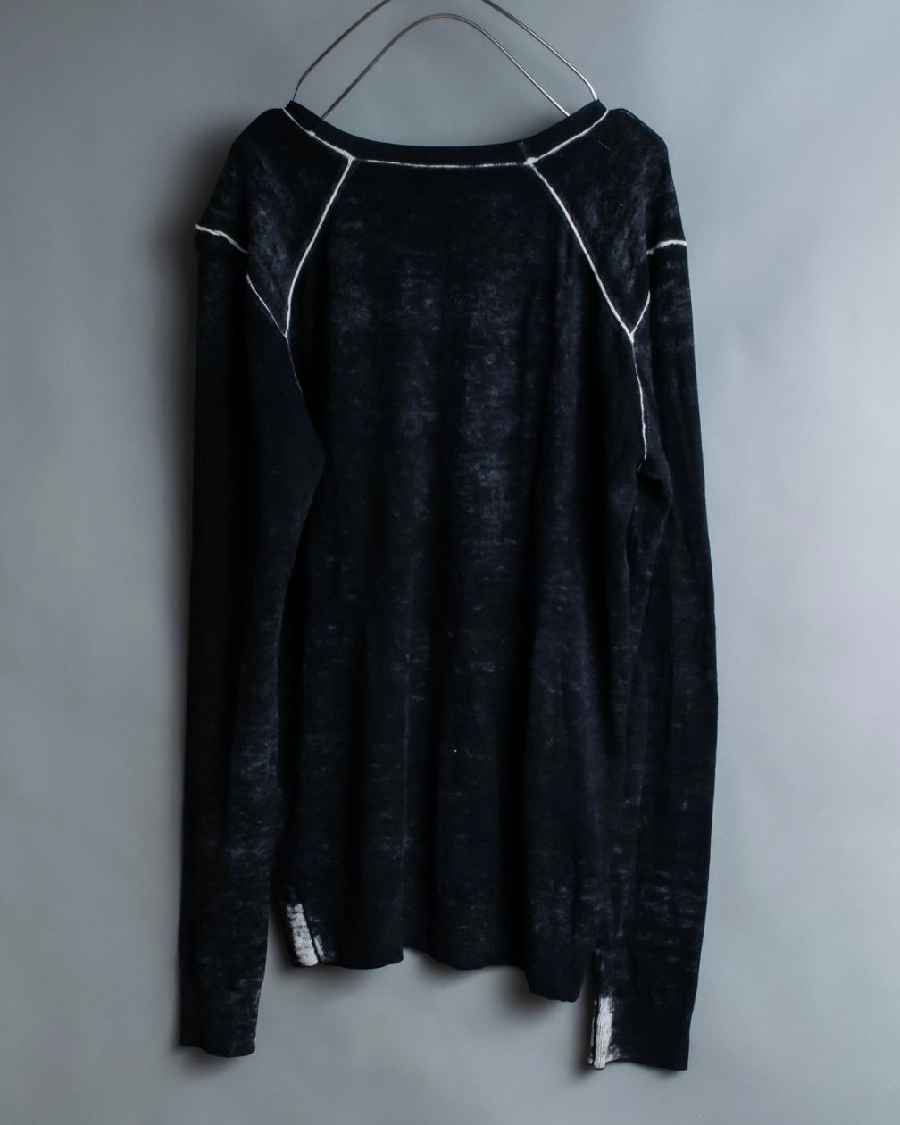 "Galliano" White noise knit