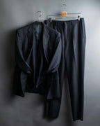 "KANSAI YAMAMOTO" Grey hidden check three-piece set up