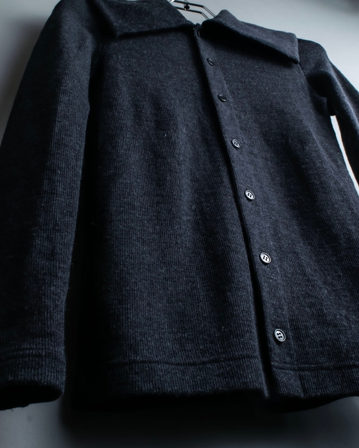 "tricot COMME des GARCONS" Light 100% wool layered knit