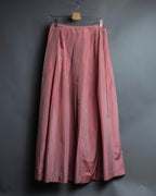 Pink Silky Flare Skirt