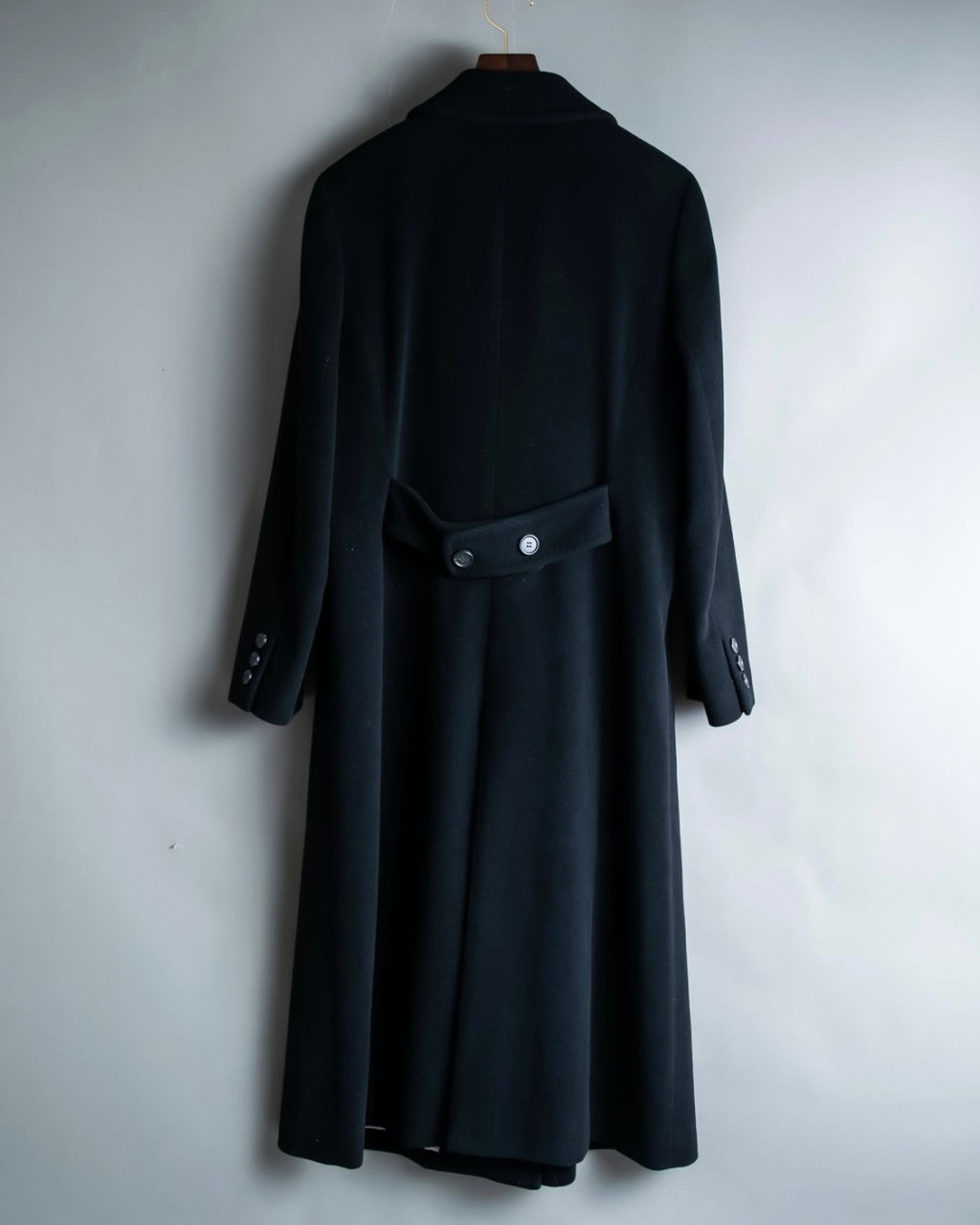 Vintage cashmere blend super long coat