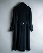 Vintage cashmere blend super long coat
