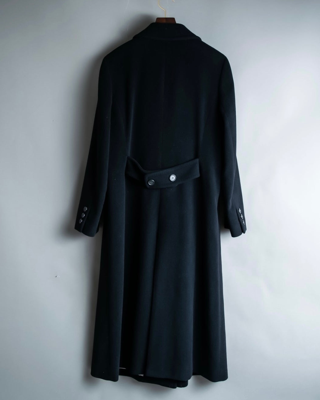 Vintage cashmere blend super long coat