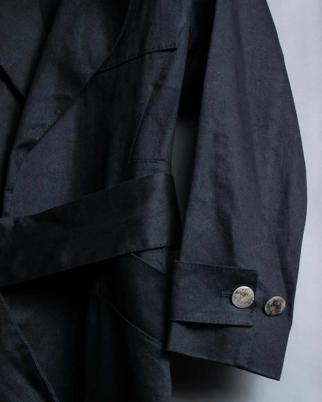 "Louis Vuitton" Peak lapel cotton coat