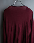 "VALENTINO" Virgin wool ruffled flower design cardigan