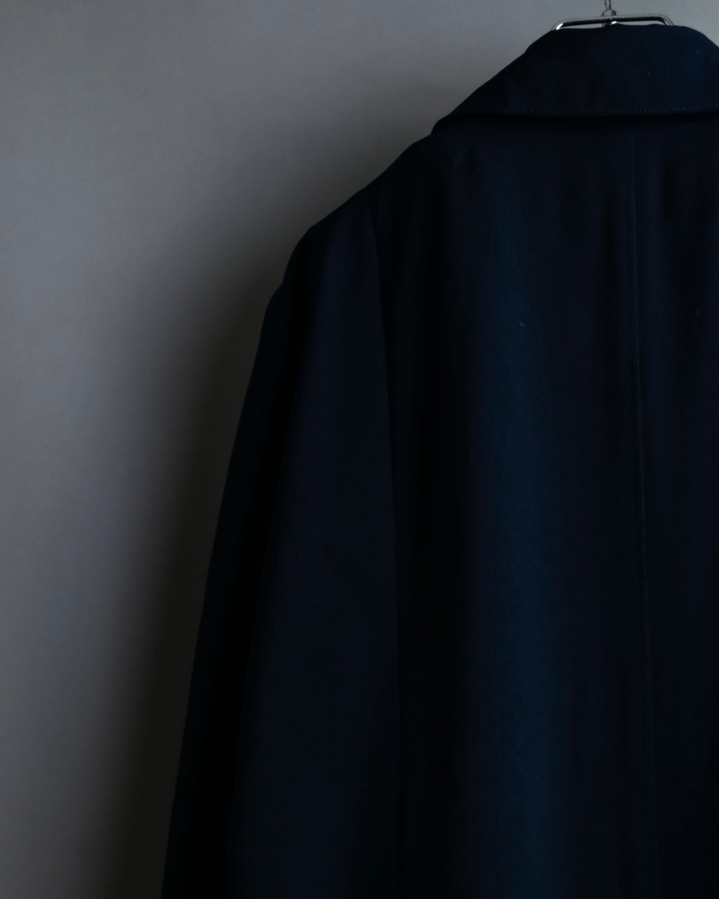 Vintage super long dark blue trench coat