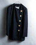 "GIANFRANCO FERRE" Virgin wool leather piping jacket