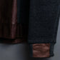 "DIONISO" Archive genuine leather combination knit