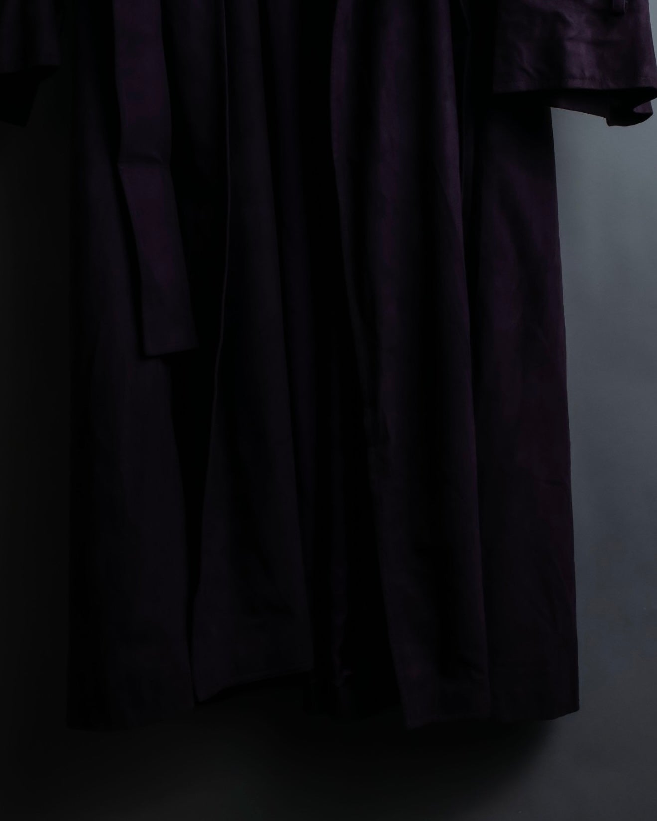 "80s Yves Saint Lauren" Oversized hooded spring coat