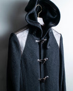 "EMPORIO ARMANI" Leather patches beautiful duffel coat