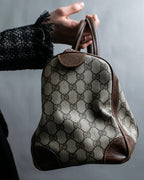 "OLD GUCCI" GG plus shelly line handbag