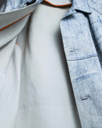 "CRISTIANO di THIENE"Crack design white leather jacket