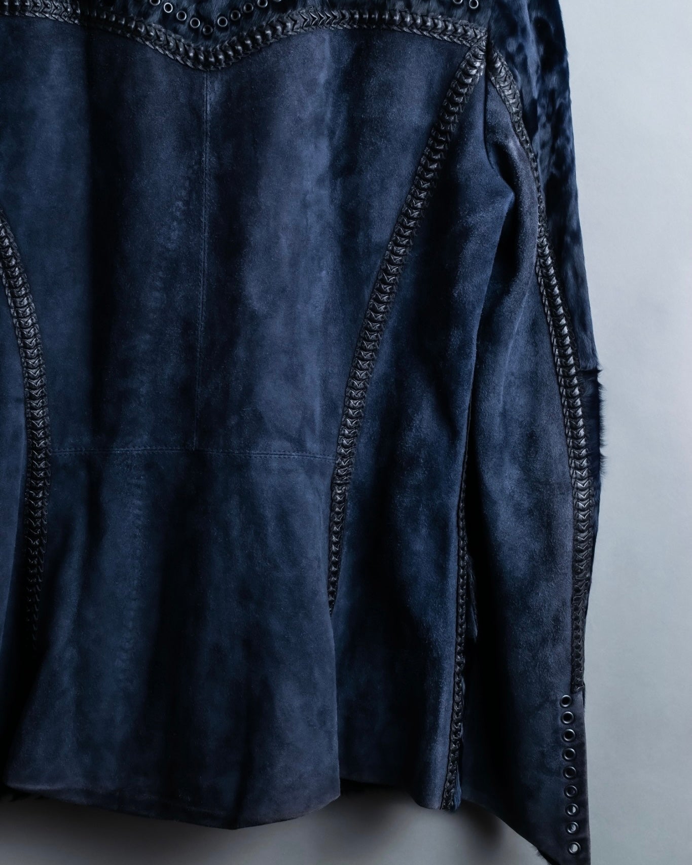 "GIANFRANCO FERRE" Swakara leather tailored jacket