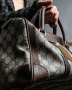 "OLD GUCCI" GG plus shelly line handbag