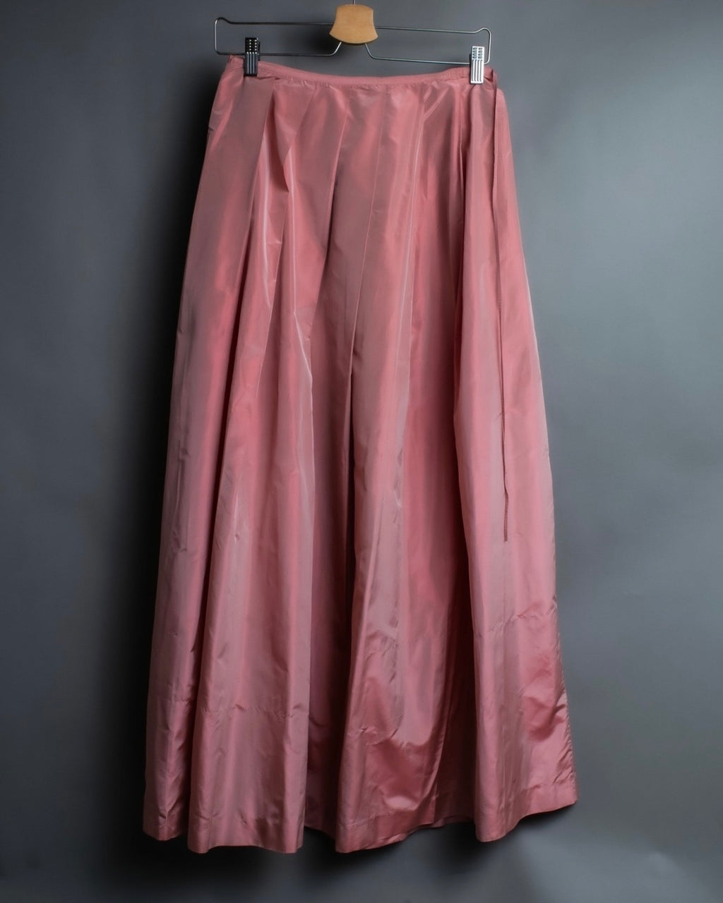 Pink Silky Flare Skirt