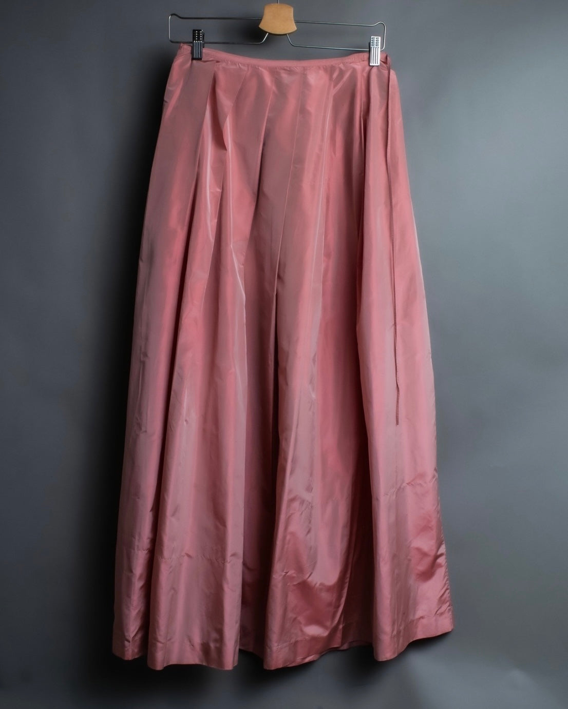 Pink Silky Flare Skirt