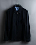 "COMME des GARCONS HOMME"Summer wool zip-up box silhouette jacket