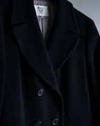 Vintage cashmere blend super long coat