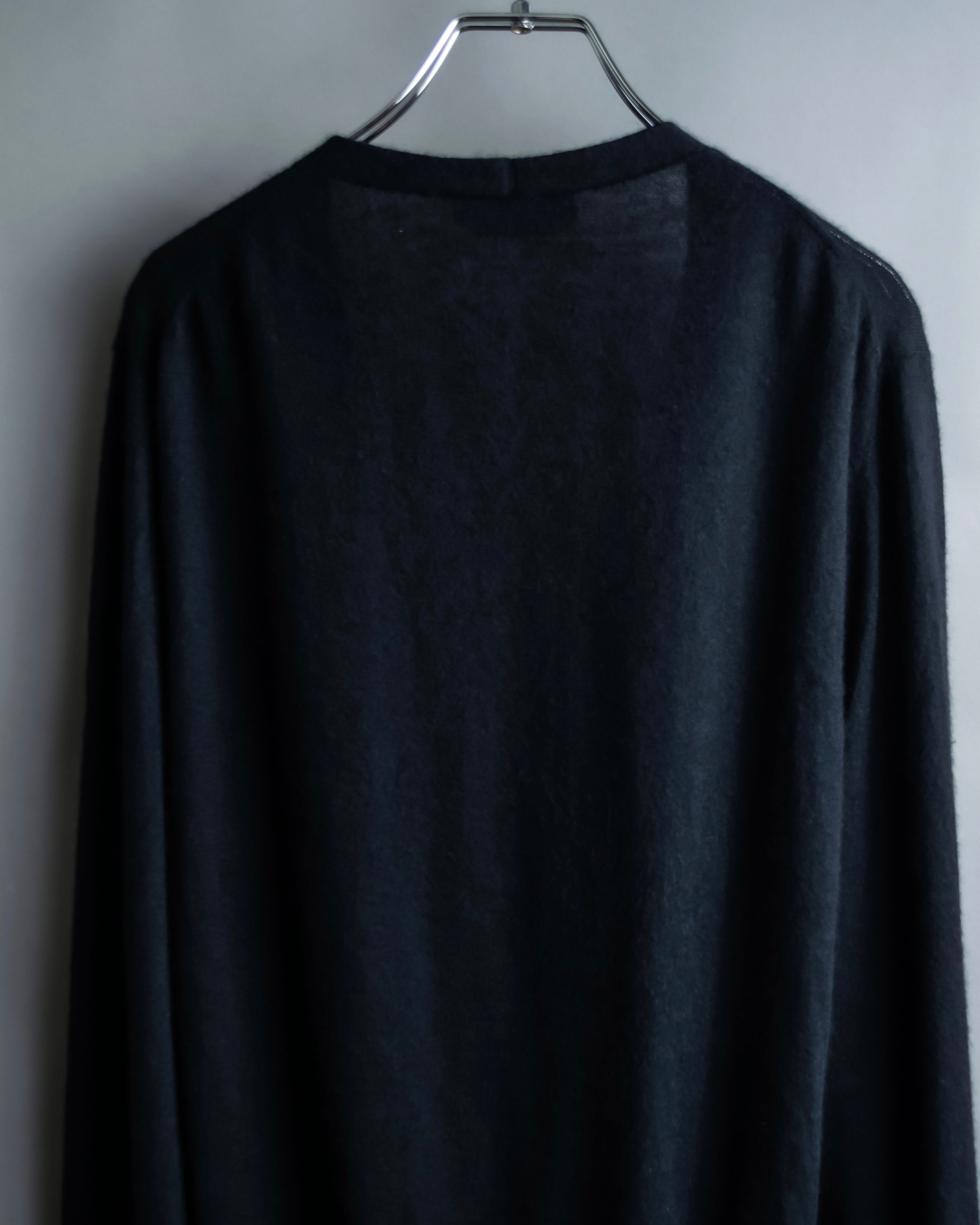 “Alexander McQueen” skull designed cashmere cardigan