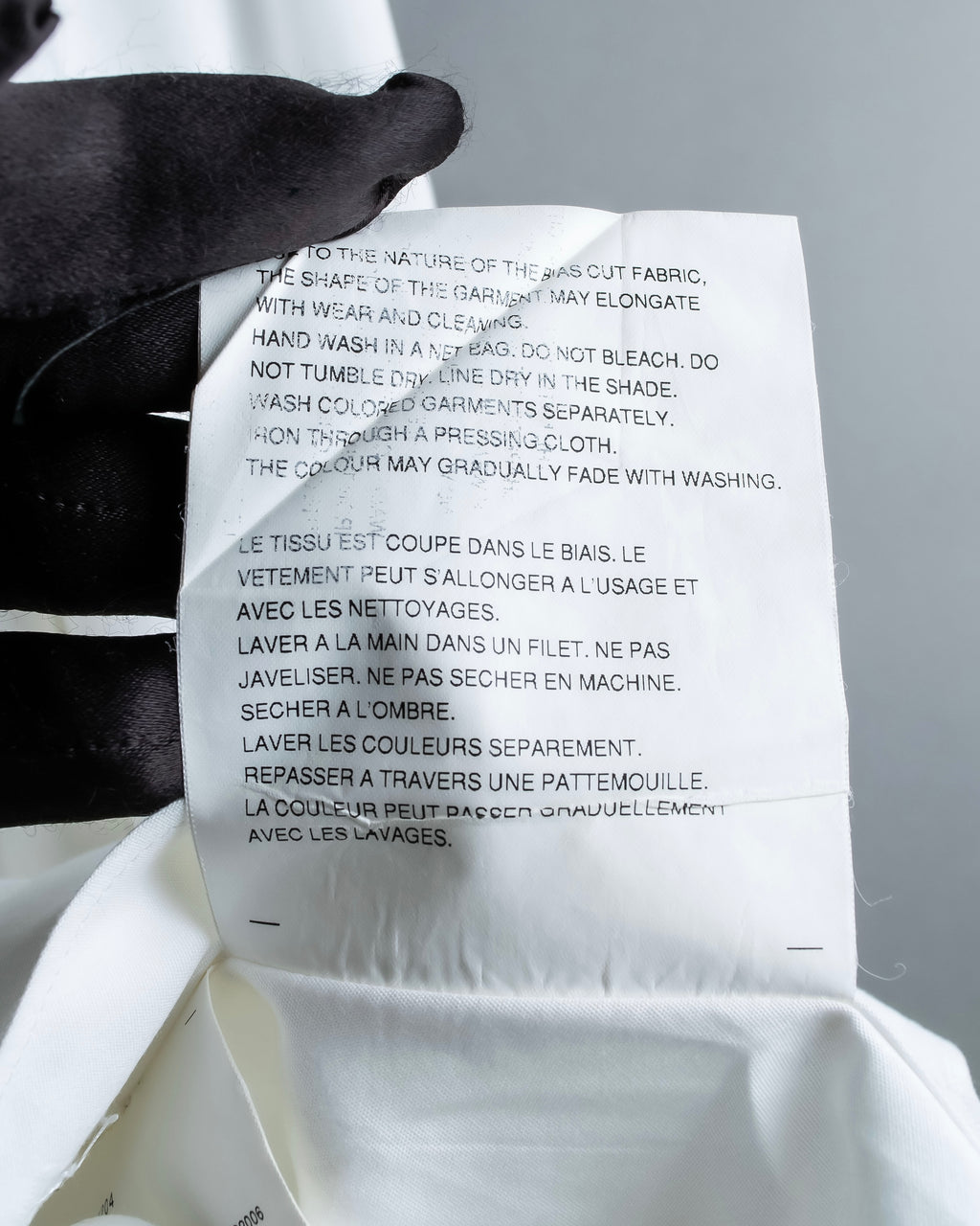 “Comme des Garçons Homme Plus Ever Green” special diagonal cut designed shirt