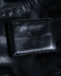 "LOEWE" Leather bifold compact wallet