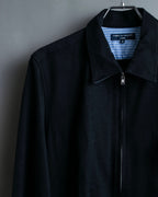 "COMME des GARCONS HOMME"Summer wool zip-up box silhouette jacket