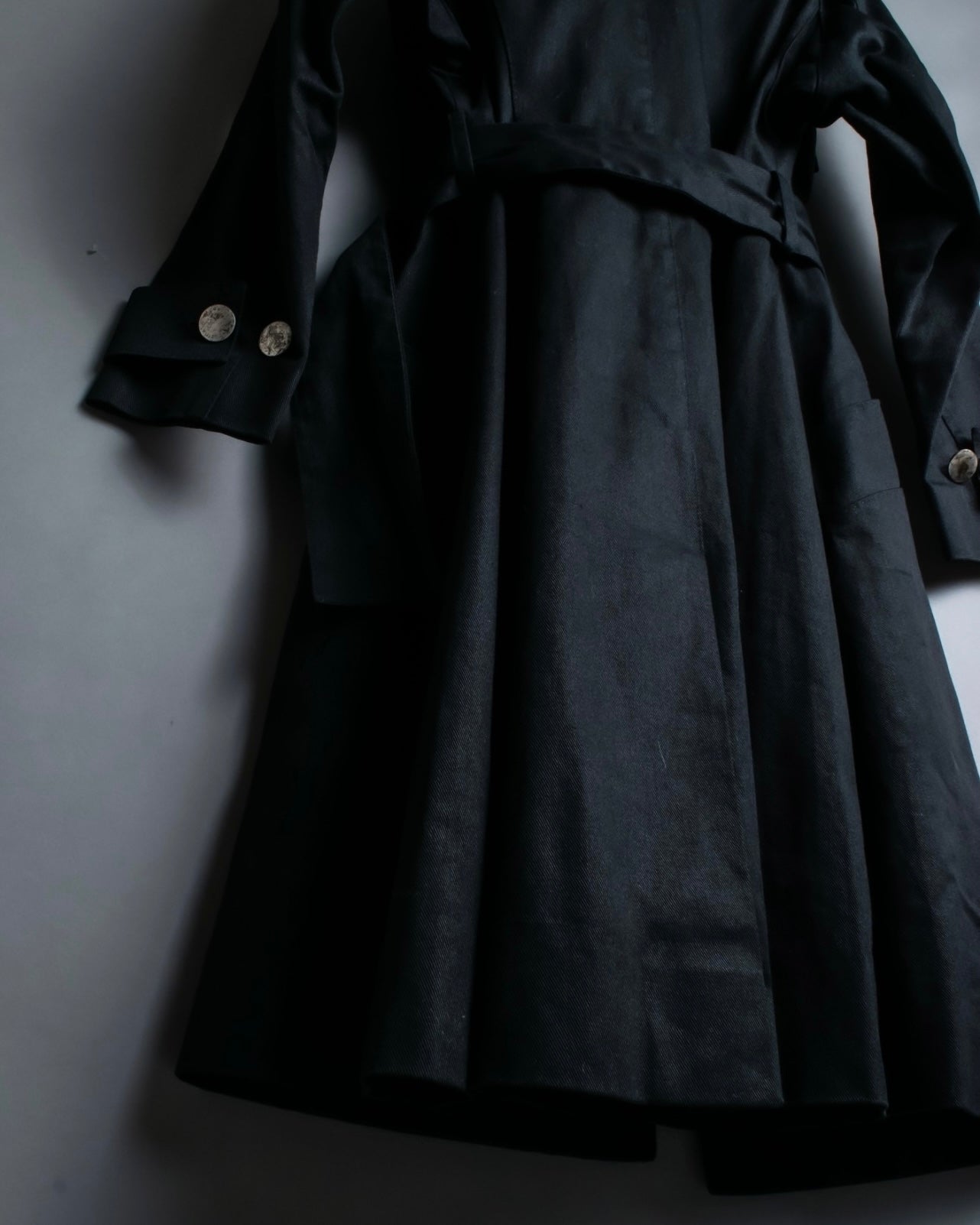 "Louis Vuitton" Peak lapel cotton coat