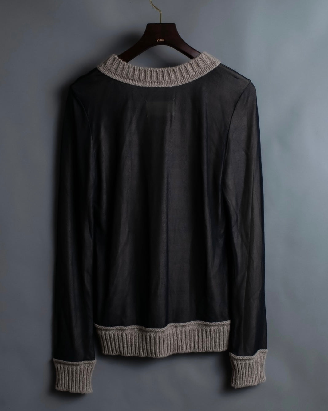 "Maison  Martin Margiela" 2011 aw smooth double sheer knit