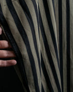 vintage striped super long dress