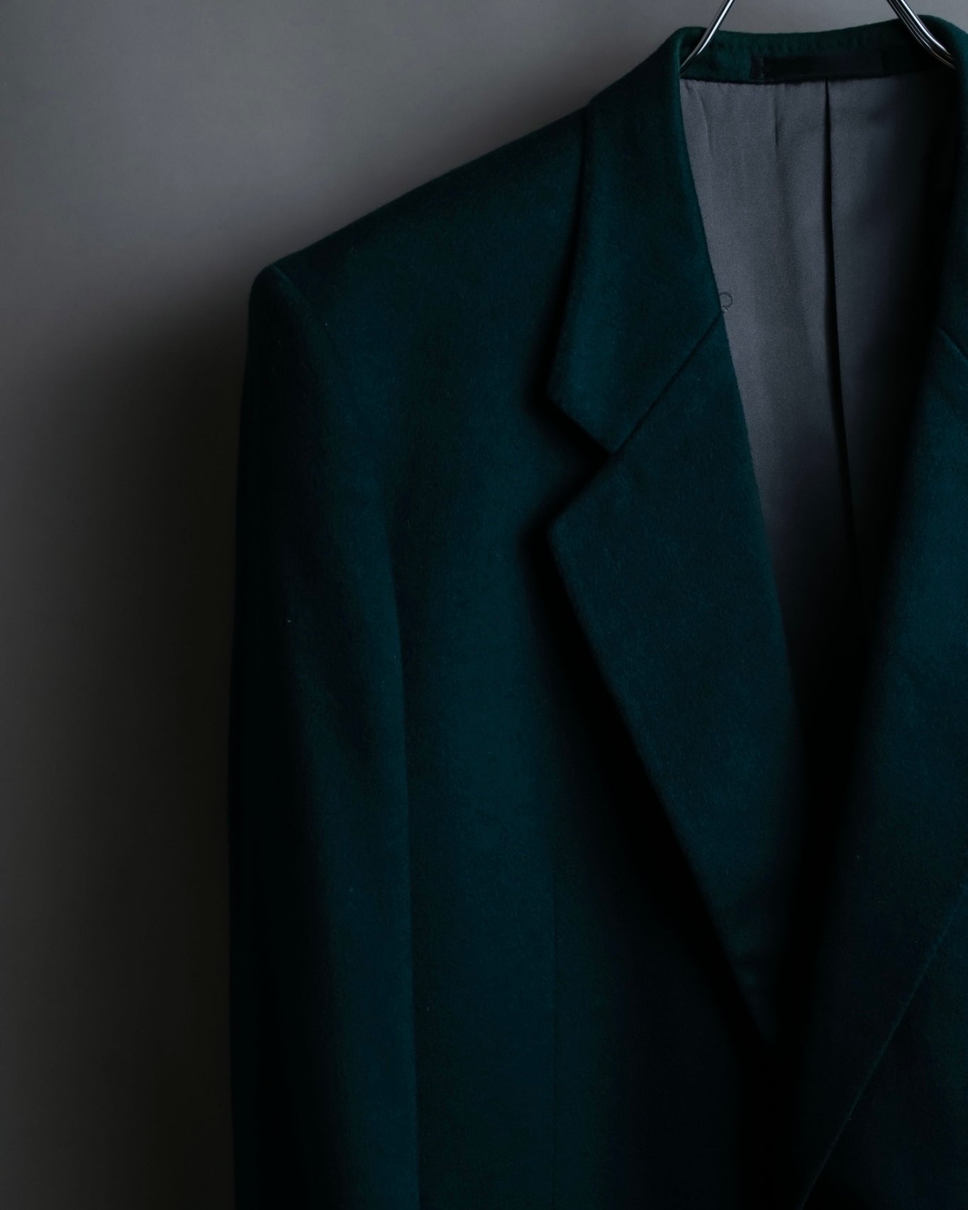 "Christian Dior MONSIEUR" Wool cashmere vibrant blue green tailored jacket