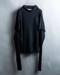 "GVGV" Arm custom layered knit